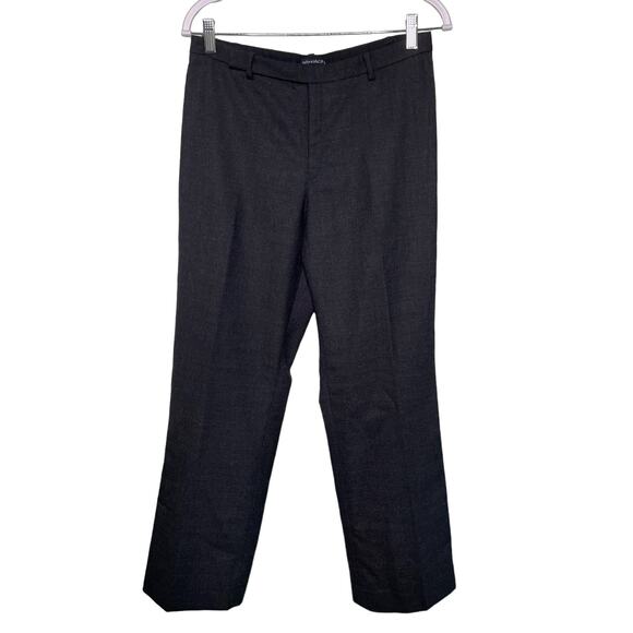GAP Pants - Gap Dress Pants Straight Leg Mid-Rise‎ Wool Blend Stretch Casual Career Gray 8 A